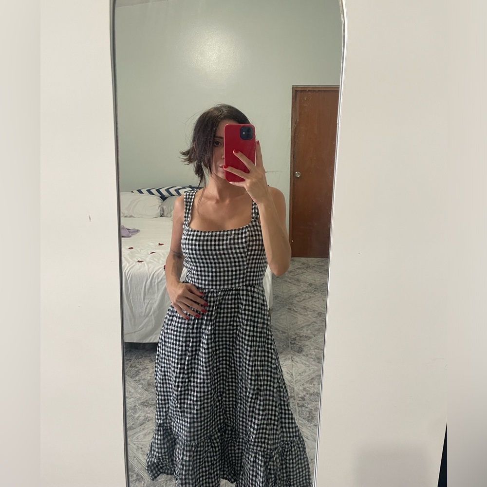 Reformation Plaid Dress Gingham